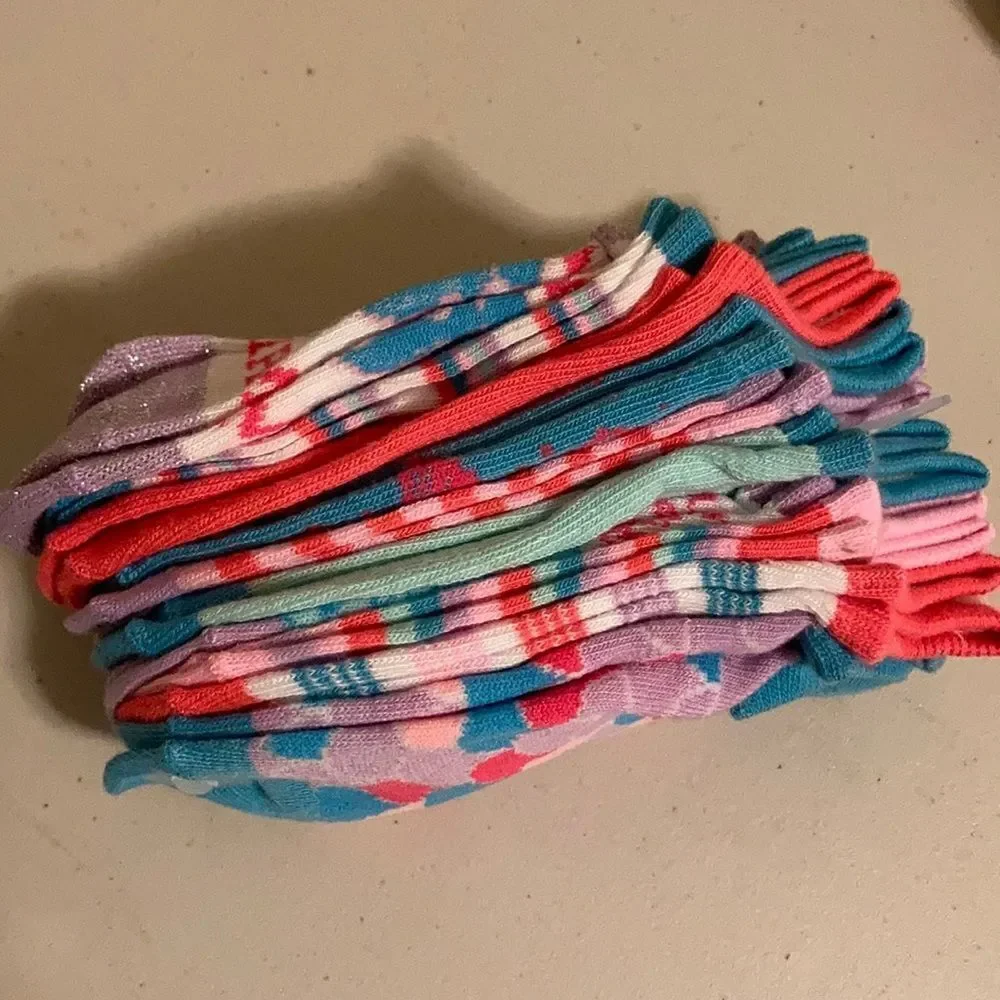 Capelli S/M mermaid theme No Show Socks 10 pack